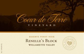 2014 Renelle's Block Reserve Pinot Noir 