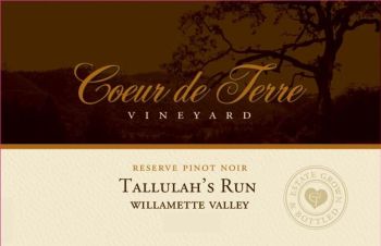 2021 Tallulahs Run Reserve Pinot Noir 